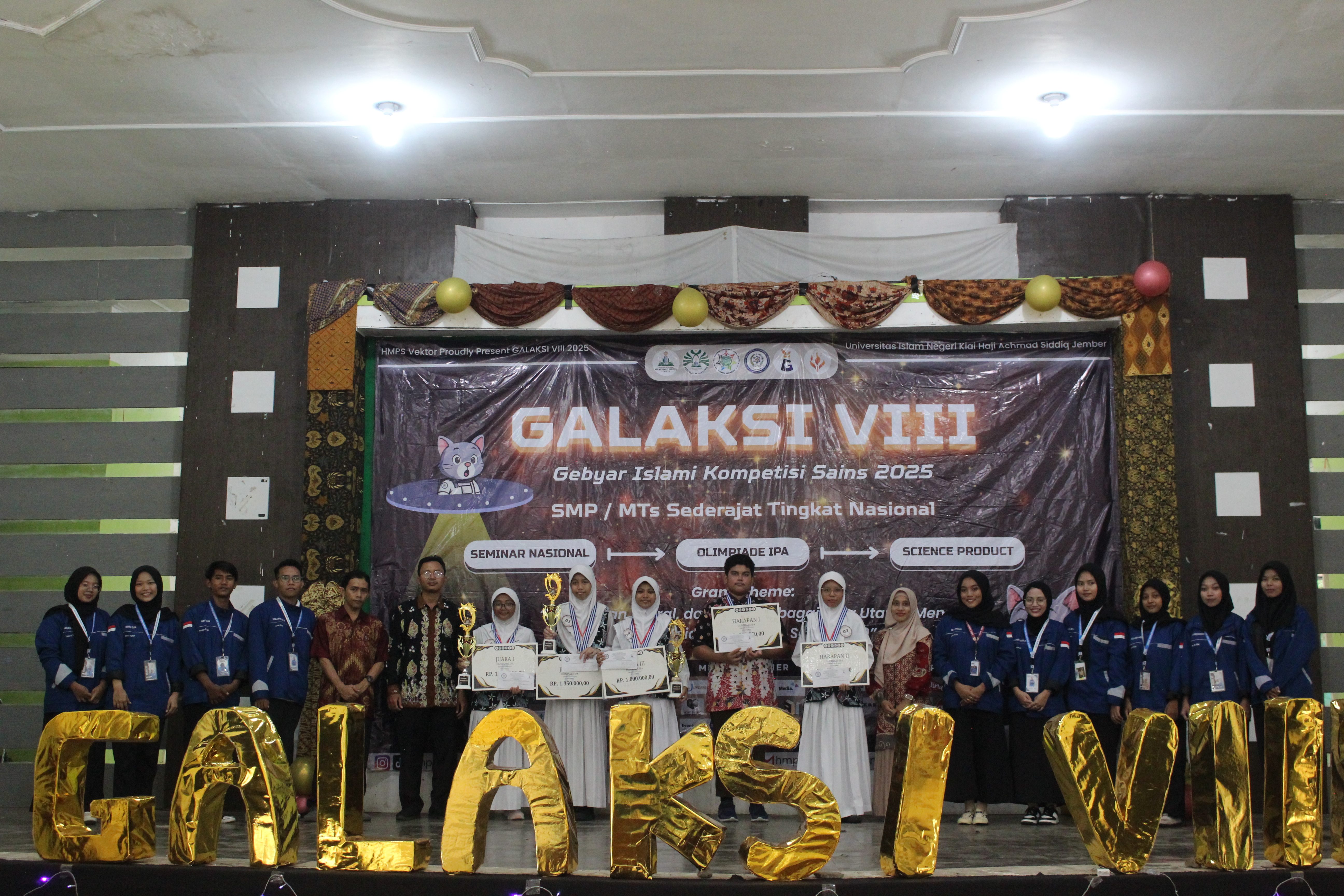 Semangat Tak Surut di Tengah Hujan: Babak Semifinal dan Final Olimpiade IPA GALAKSI VIII 2025 Berlangsung Meriah